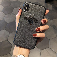 Load image into Gallery viewer, Luxury brand Diamond Bee Glitte Soft Phone Case