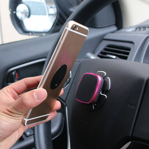 Car Steering Wheel Mobile Phone Magnetic Holder Bracket