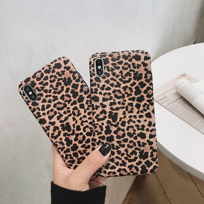 Fashion Leopard Print Phone Case For iphone Models