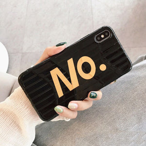 Fashion Funny Letter Phone Case For iphone Models