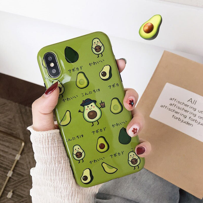Summer Fruit Avocado Phone Case For Iphone Models