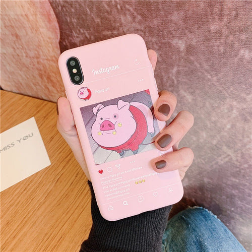 Cute Pig For Huawei Models