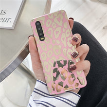 Load image into Gallery viewer, Leopard Print Laser Phone Cases For Huawei Models